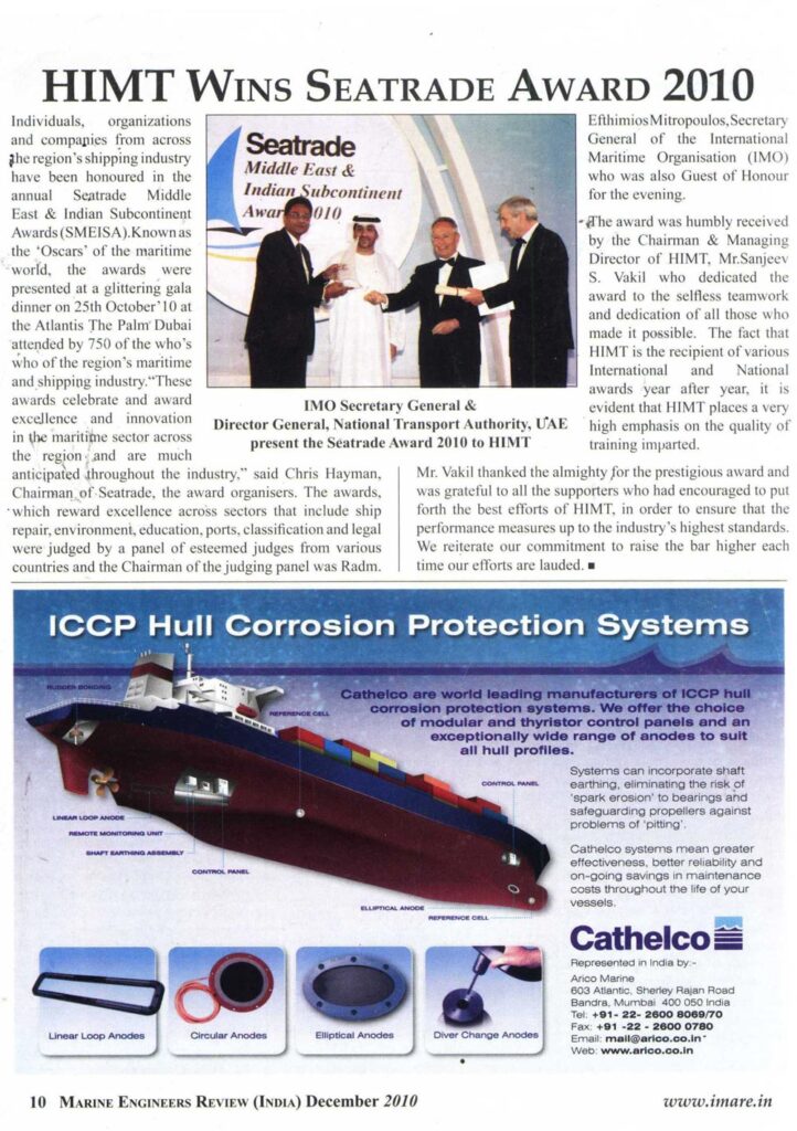 122010 HIMT Wins Seatrade Award 2010big
